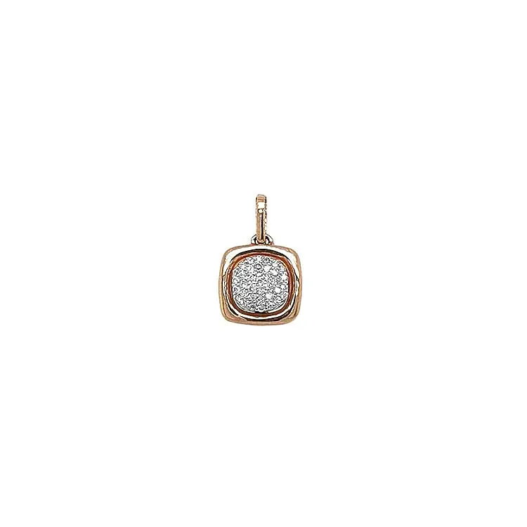 Gold Pendant with Diamonds