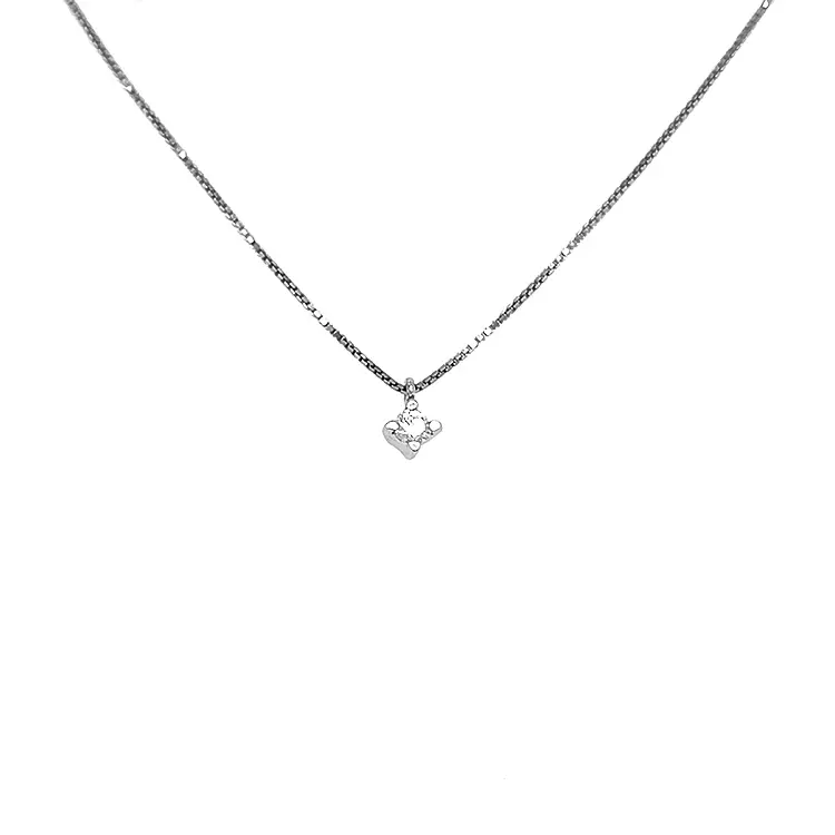 Gold Pendant with Diamond