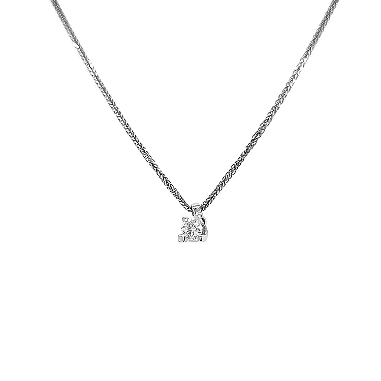 Gold Pendant with Diamond