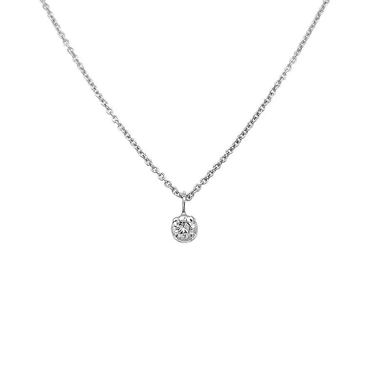 Gold Pendant with Diamond