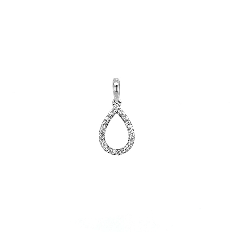 Gold Pendant with Diamonds