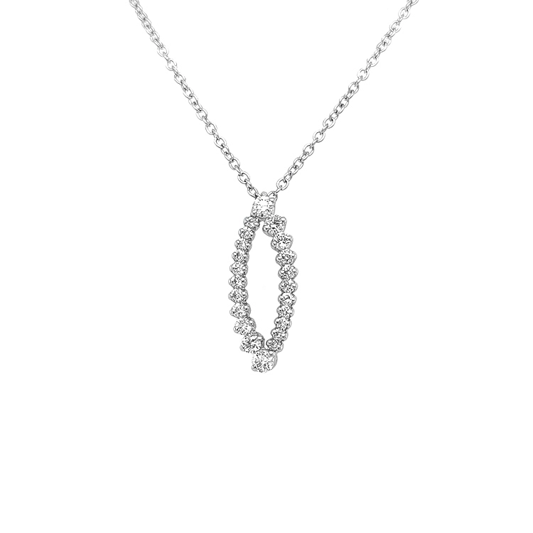 Gold Pendant with Diamonds