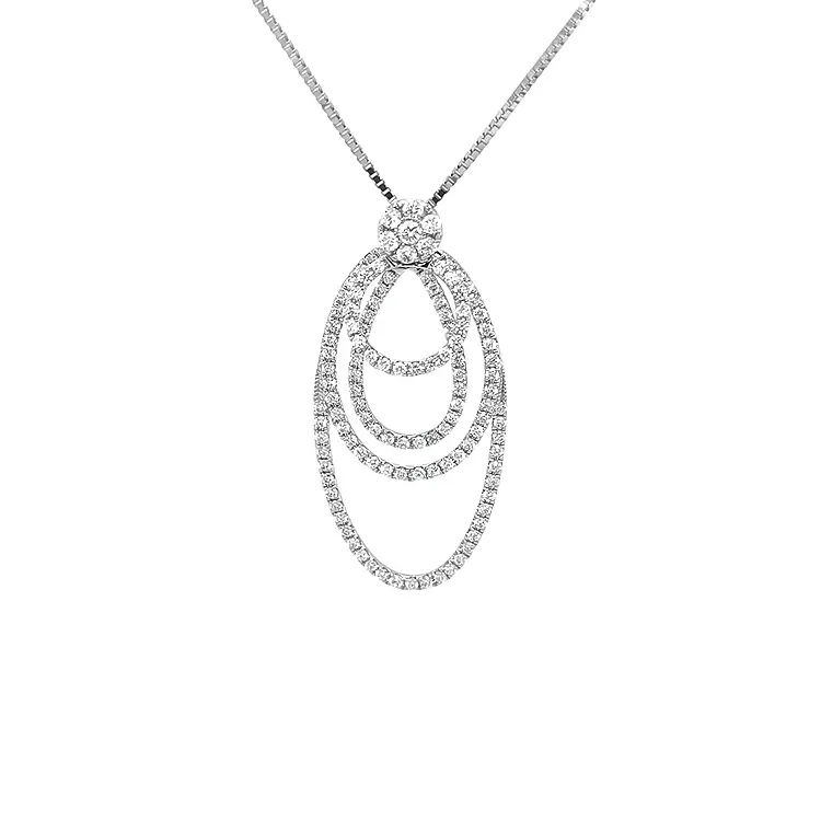 Gold Pendant with Diamonds