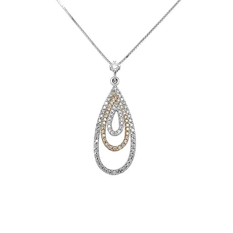 Gold Pendant with Diamonds