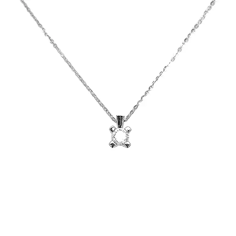 Gold Pendant with Diamond