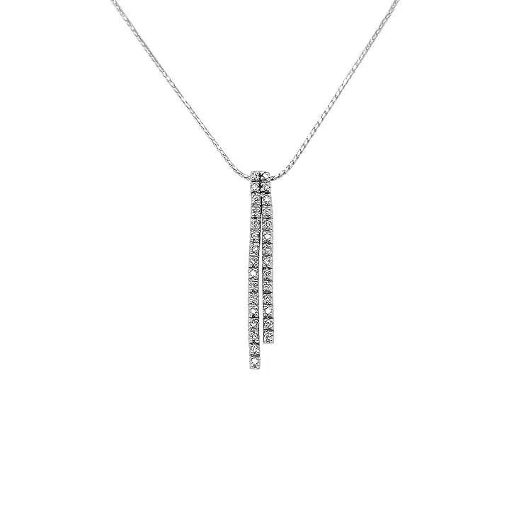 Gold Pendant with Diamonds