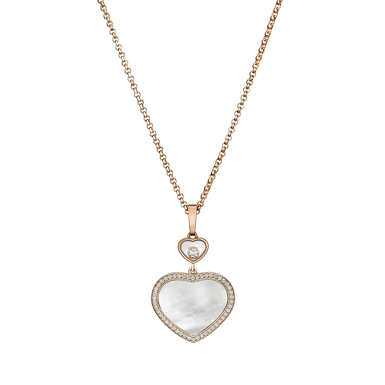 Gold Chopard Happy Heatrs Necklace 79A074-5301