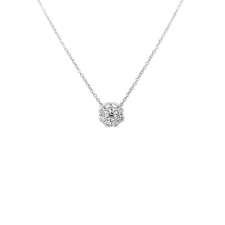 Gold Pendant with Diamonds