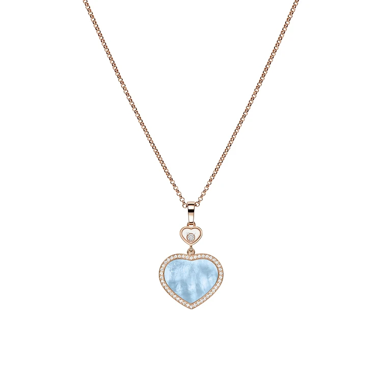 Gold Pendant Chopard Happy Hearts 79A074-5340