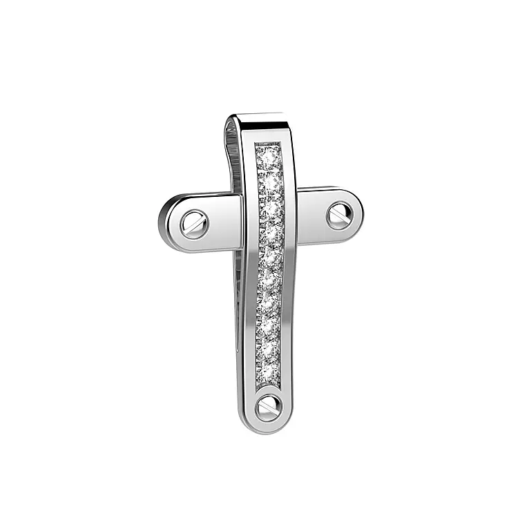 Gold Pendant Cross Zancan EPE094B