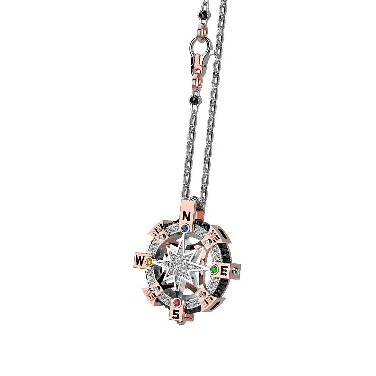 Gold Pendant Zancan EC514BR60