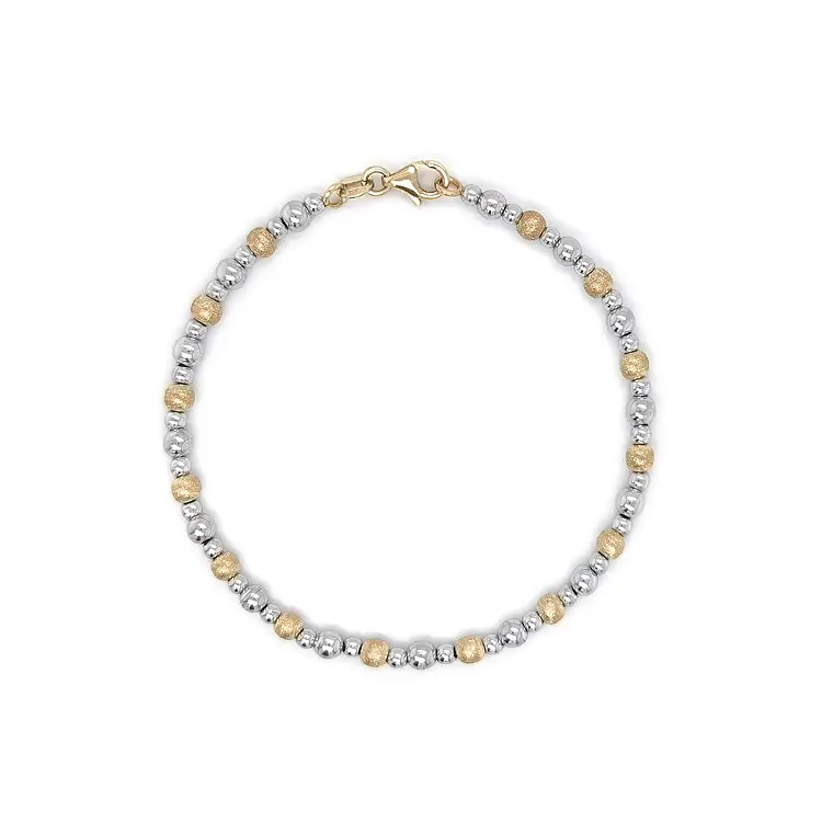 Ladies Bracelet made of Combination Gold