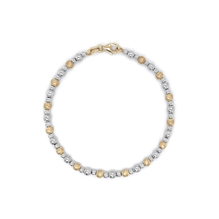 Ladies Bracelet made of Combination Gold