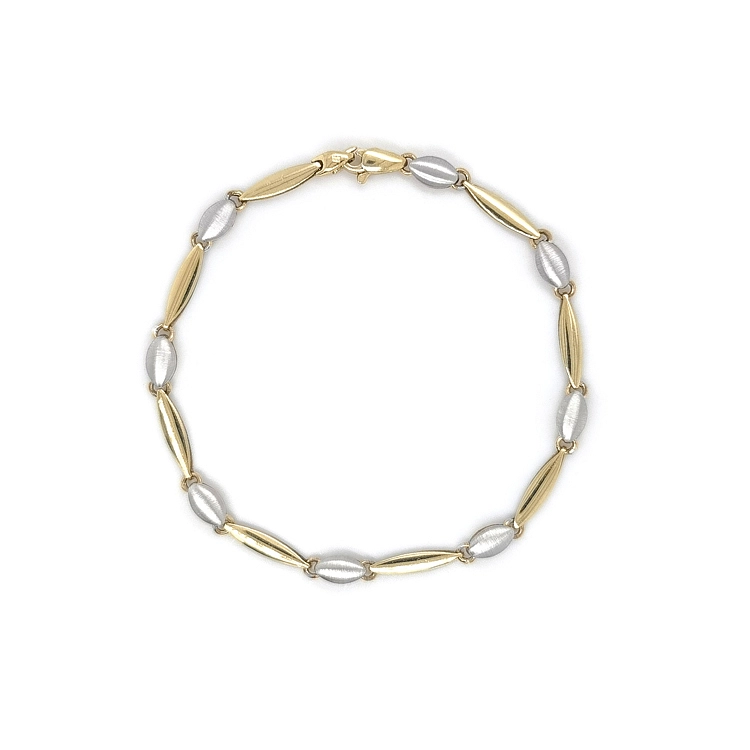 Gold Ladies Bracelet made of Combined Gold