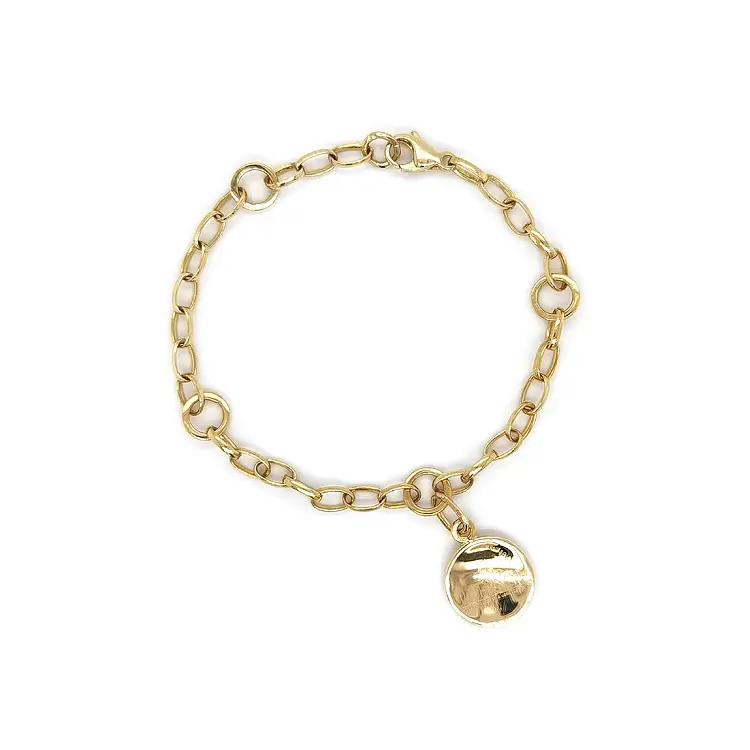 Gold Bracelet for Pendants