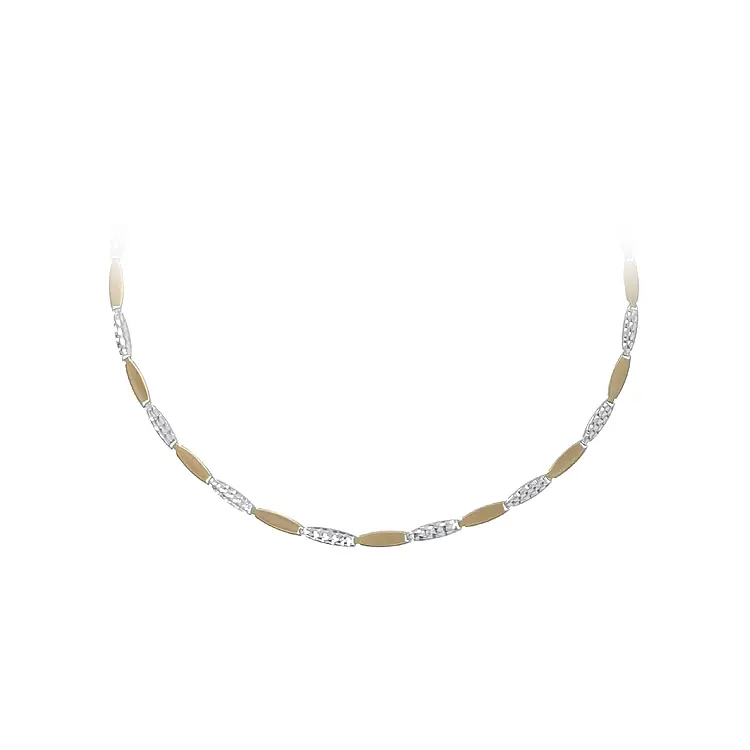 Gold Ladies Necklace made of Combined Gold