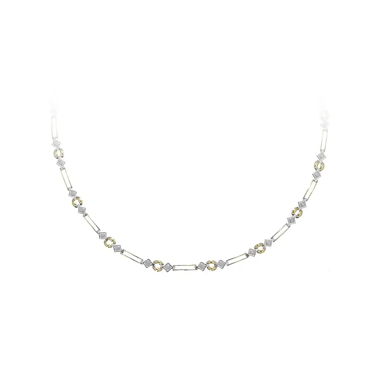 Gold Ladies Necklace made of Combined Gold