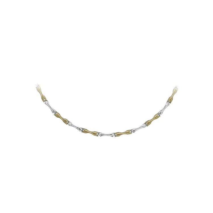 Gold Ladies Necklace made of Combined Gold