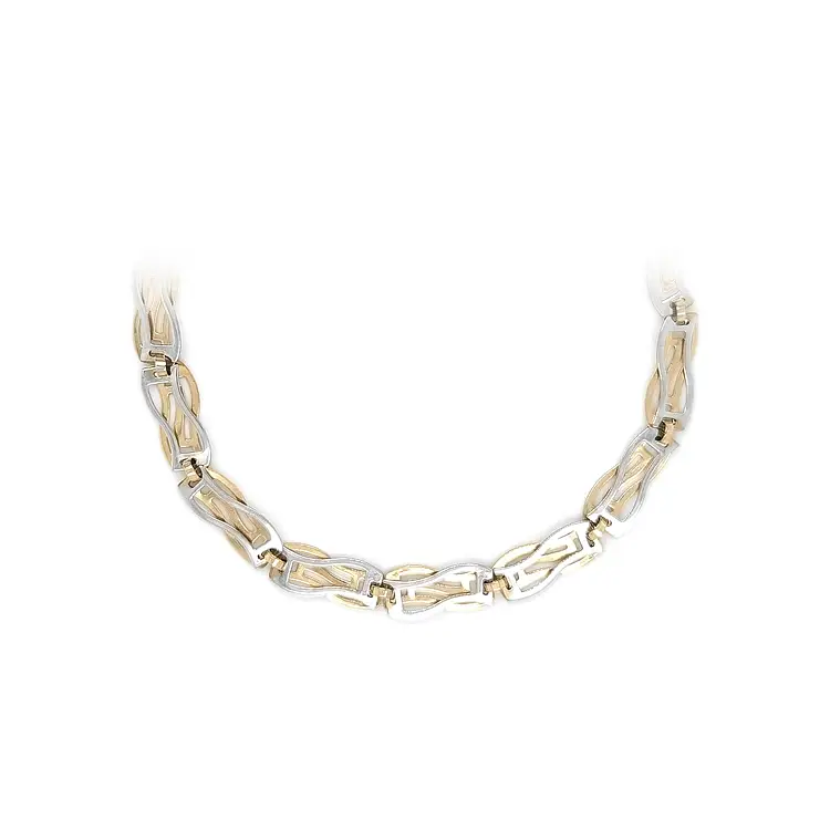 Gold Ladies Necklace made of Combined Gold