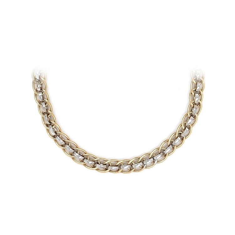 Gold Ladies Necklace made of Combined Gold