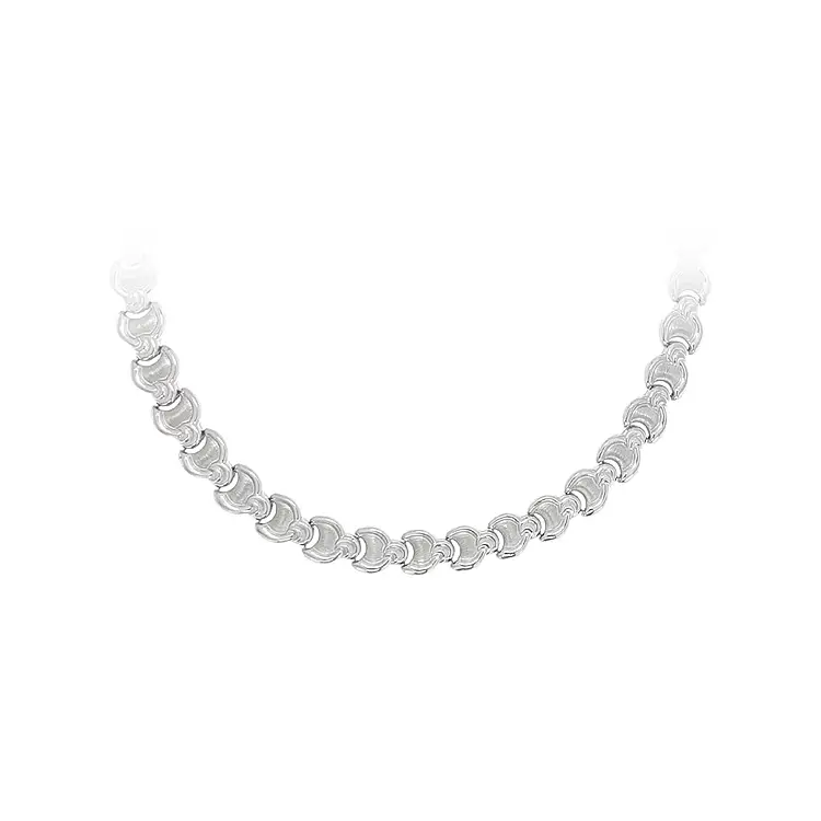 Ladies White Gold Necklace