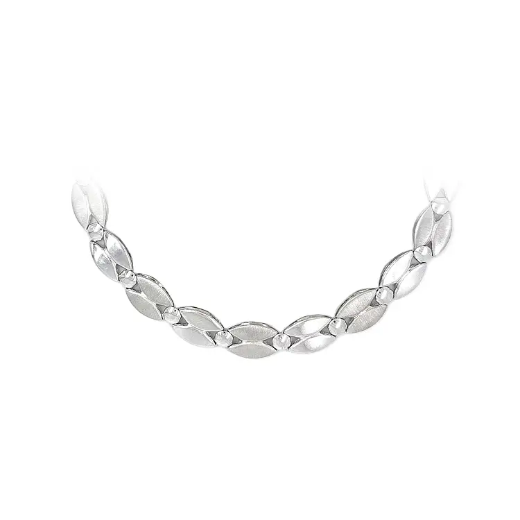 Ladies White Gold Necklace