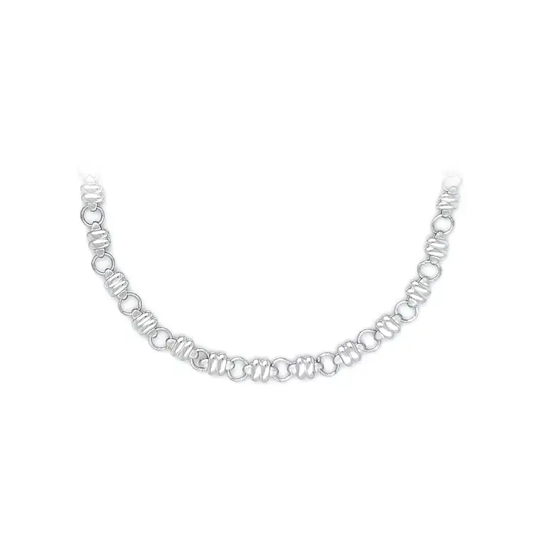 Ladies White Gold Necklace