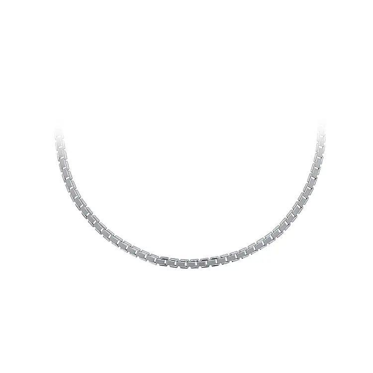 Ladies White Gold Necklace