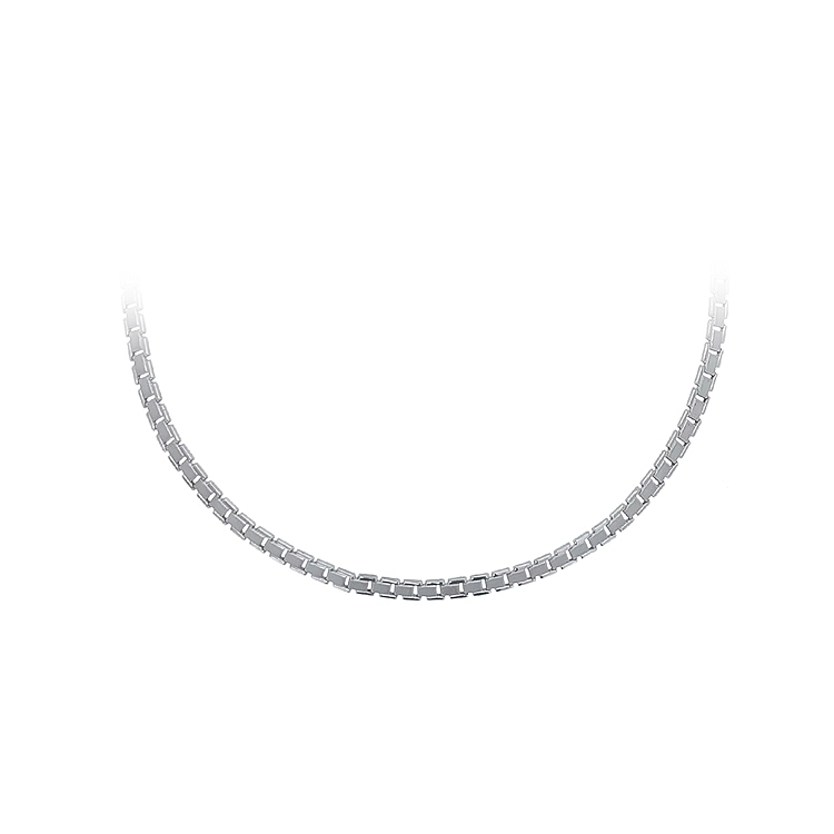 Ladies White Gold Necklace