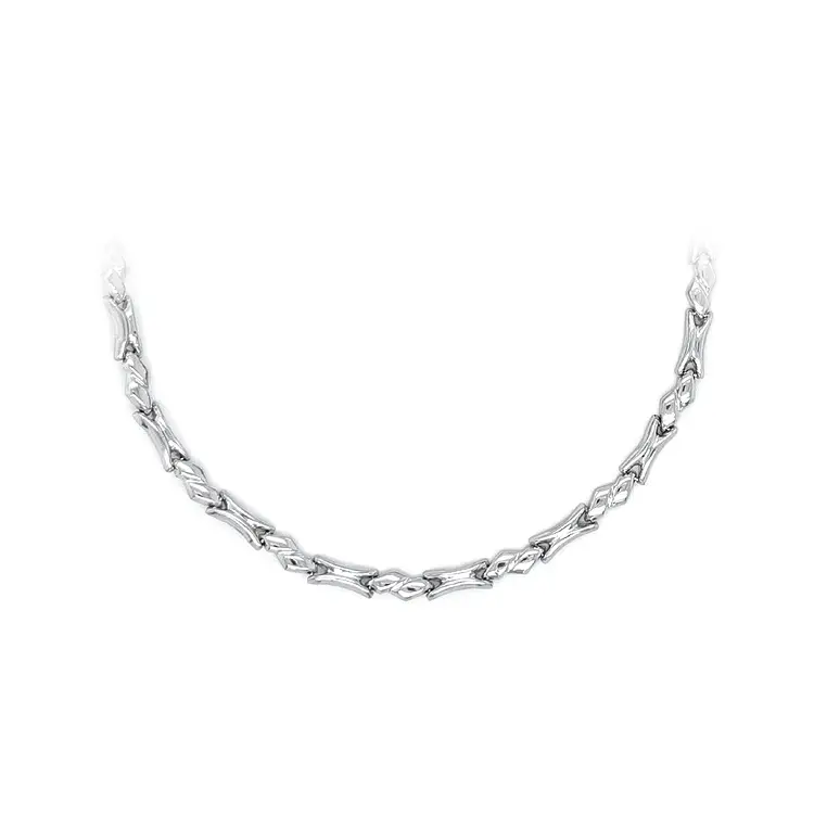 Ladies White Gold Necklace