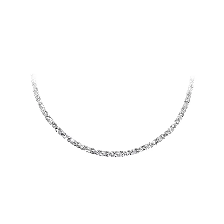 Ladies White Gold Necklace