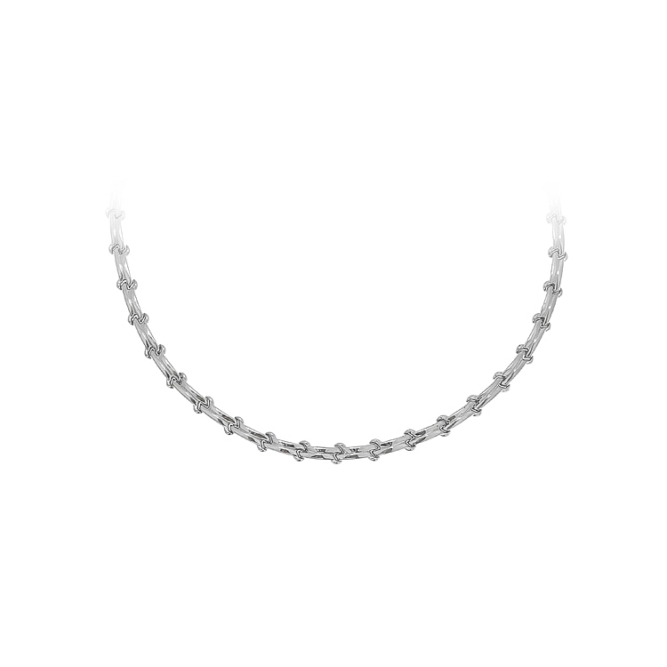 Ladies White Gold Necklace