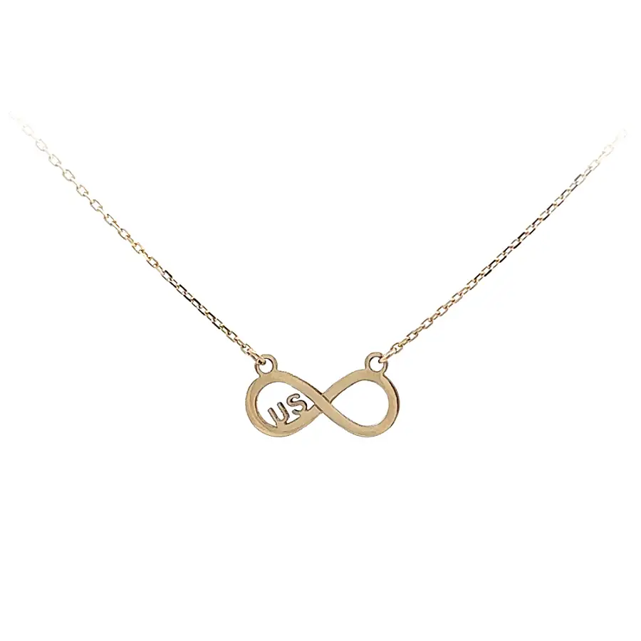 Golden Infinity Necklace