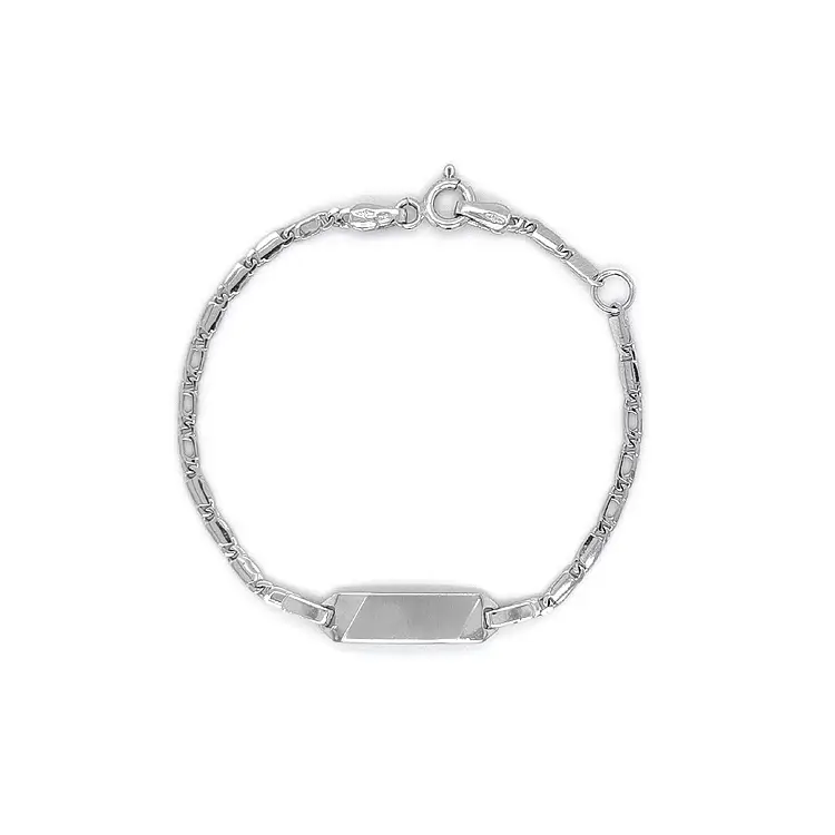 Children's Bracelet with White Gold Plate