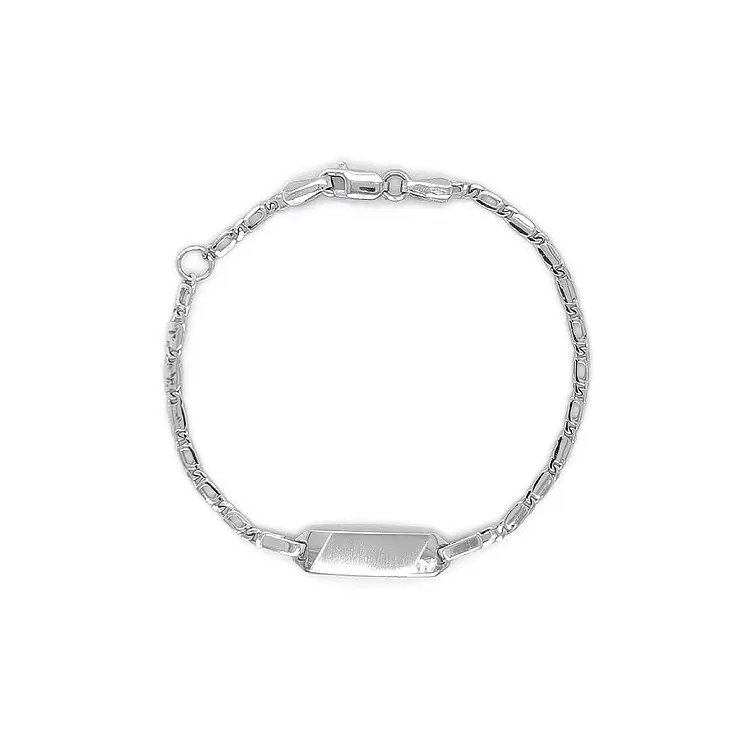 Children's Bracelet with White Gold Plate