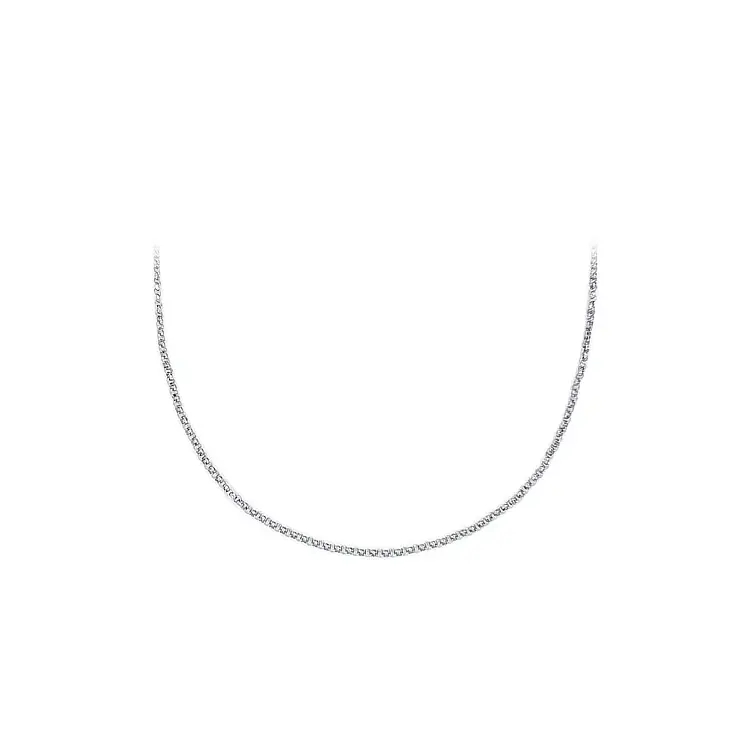 White Gold Rolo Chain