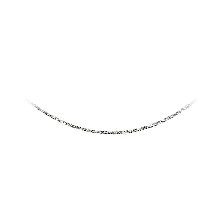 White Gold Fox Tail Chain