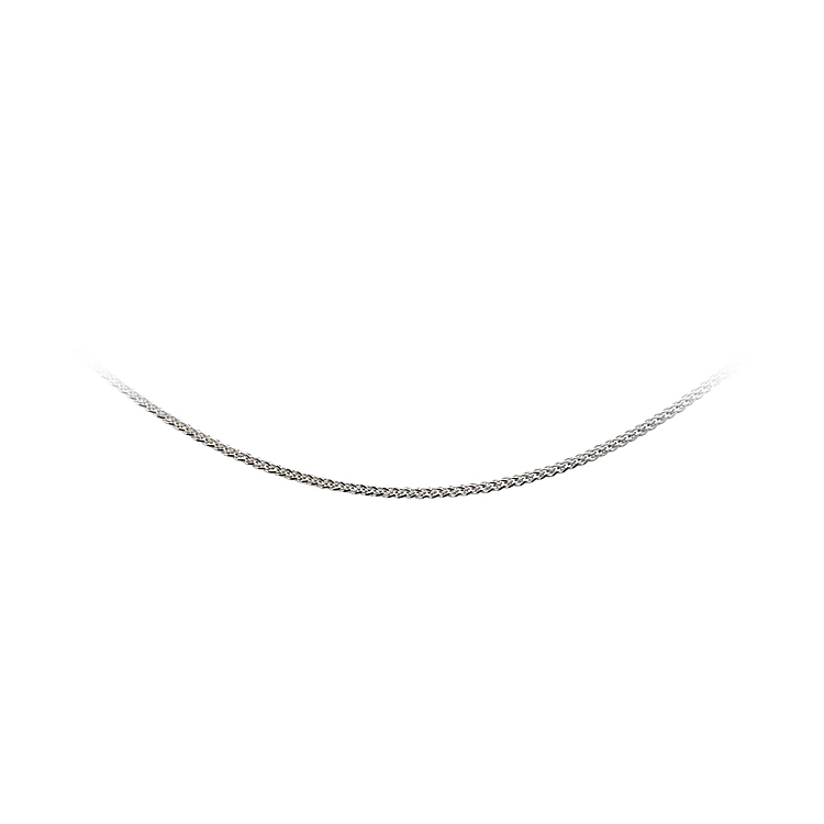 White Gold Fox Tail Chain