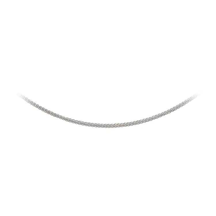 White Gold Fox Tail Chain