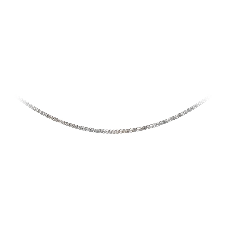 White Gold Fox Tail Chain
