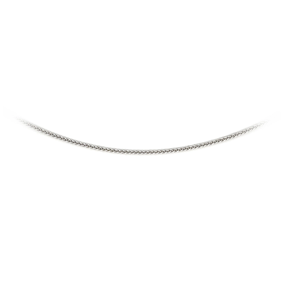 White Gold Fox Tail Chain
