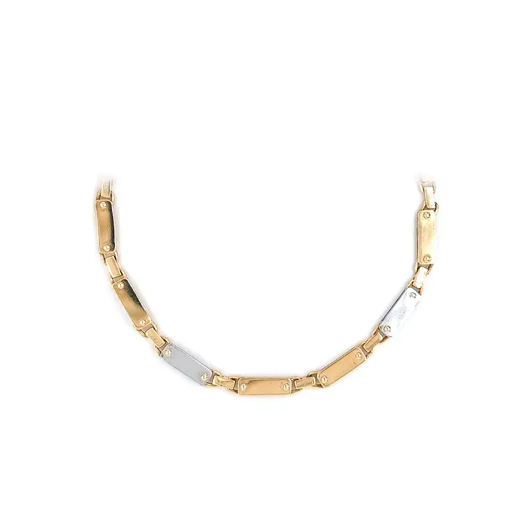 Men's Combination Gold Necklace