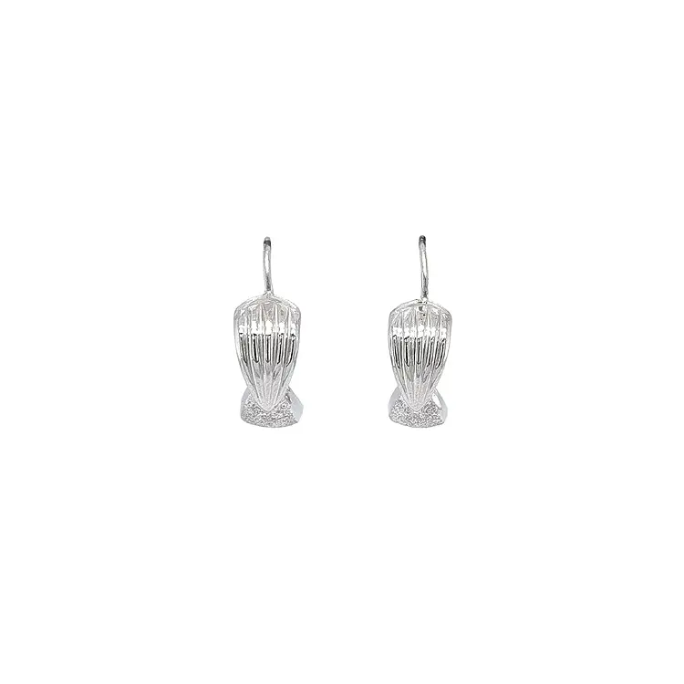 White Gold Earrings