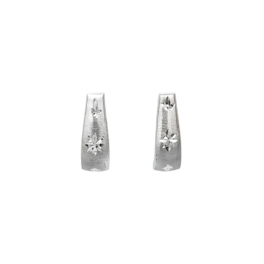 White Gold Earrings