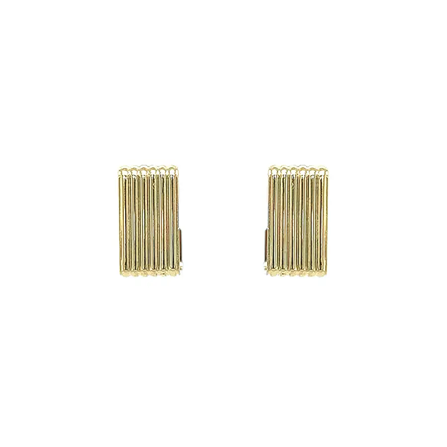 Gold Earrings Semi-circles