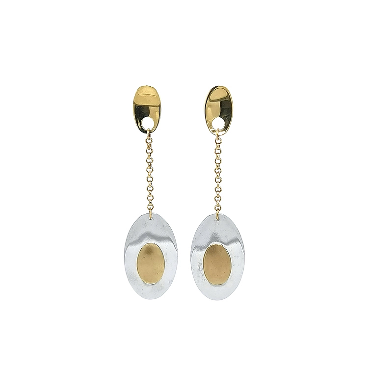 Earrings made of Combination Gold