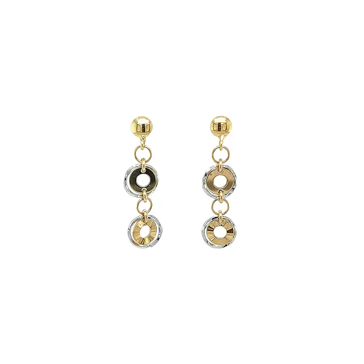 Earrings made of Combination Gold