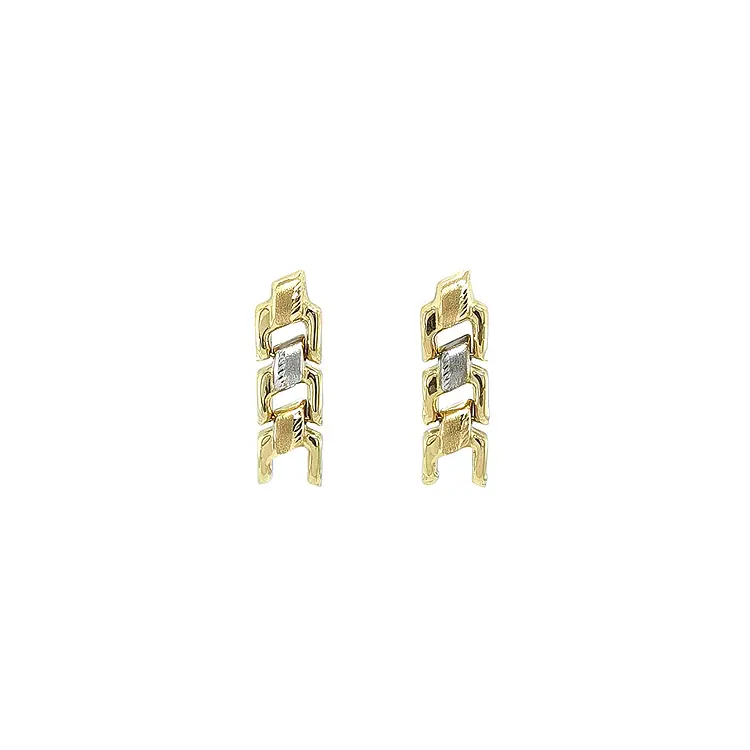 Earrings made of Combination Gold