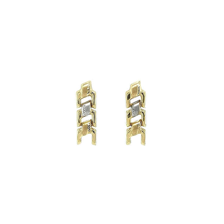 Earrings made of Combination Gold