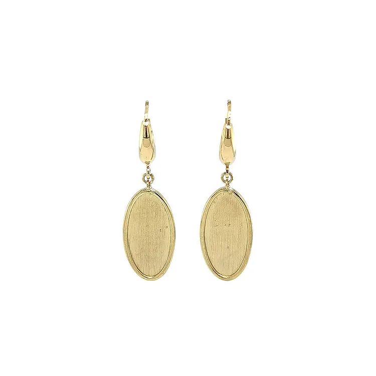 Gold dangle earrings